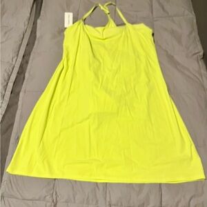 Outdoor Voices Exercise Dress, Size XXL, NWT, Margarita (lemon lime)